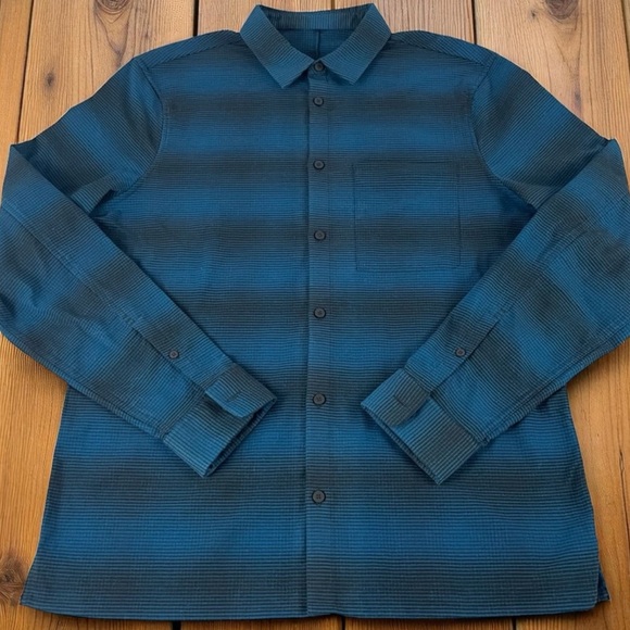 lululemon athletica Other - LULULEMON ATHLETICA Mason Peak Blue Flannel Button-Up Shirt